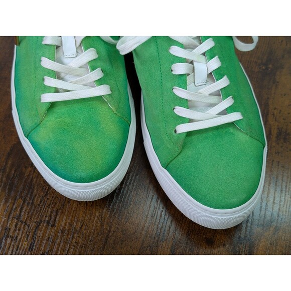 Good Man Brand Legend Low Top Sneakers Green Suede Mens Size US 11 Italy main image 13